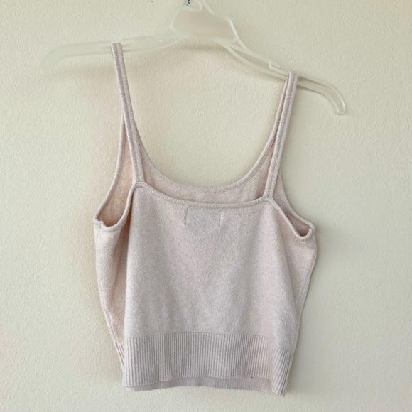 OLD NAVY Cozy Cropped Sweater Tank Top | Quinoa - Picture 5 of 5